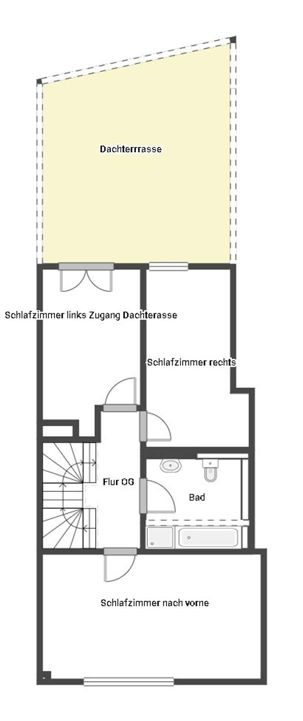 Grundriss Obergeschoss